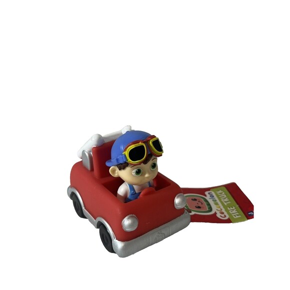 COCOMELON TomTom Fire Truck Free Wheeling Mini Figure Vehicle Toy Truck New - Picture 6 of 7